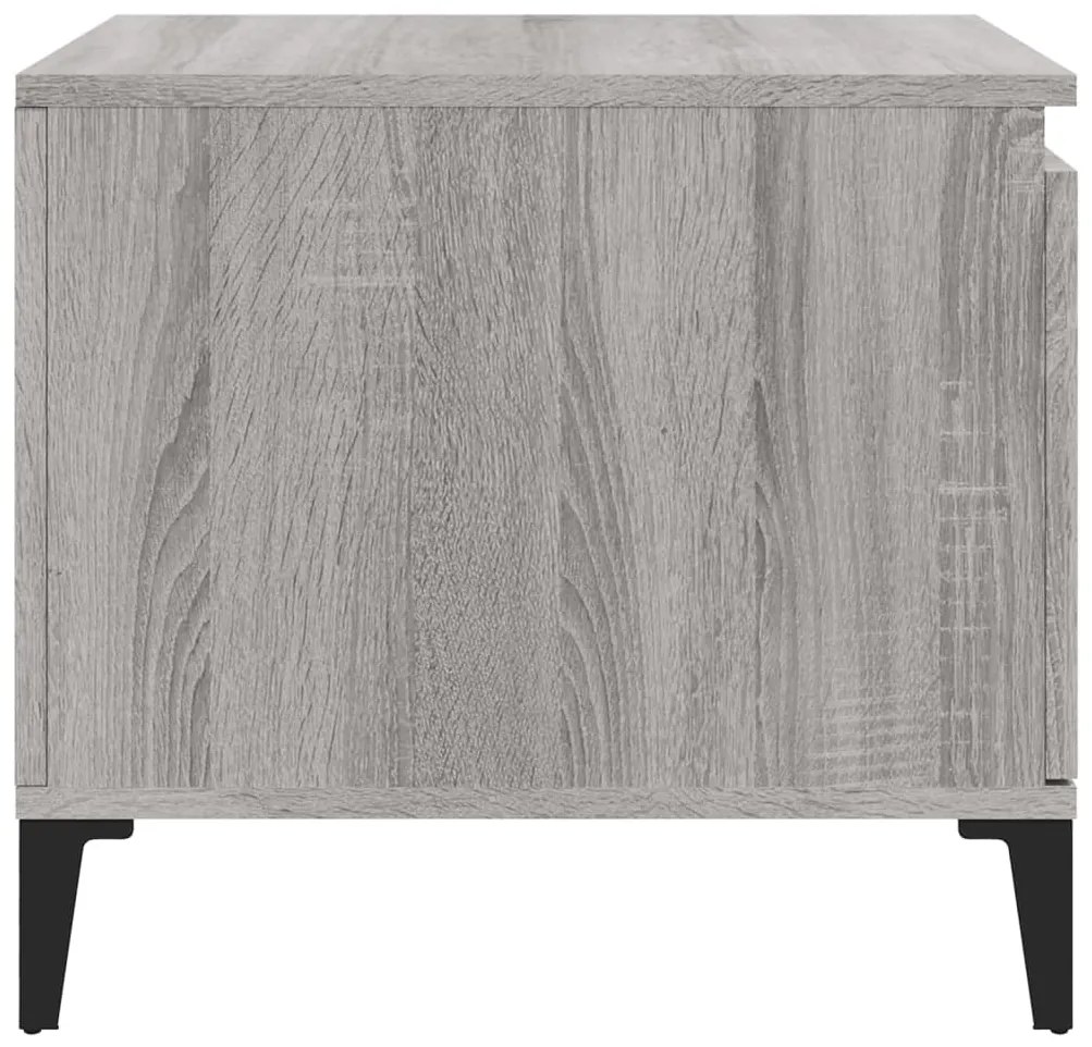 vidaXL Τραπεζάκι Σαλονιού Γκρι Sonoma 100x50x45 εκ. Επεξεργασμένο Ξύλο