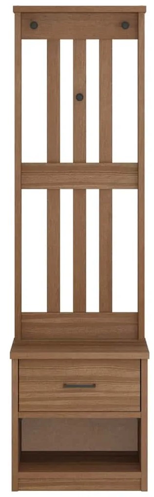 vidaXL Δέντρο χωλ "SANDNES" 45x40x159,5 εκ.Πεύκο μασίφ ξύλο