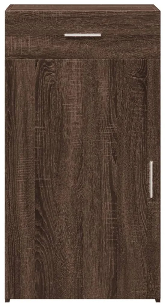 Μπουφές Καφέ Δρυς 50x42,5x93 εκ. από Επεξεργασμένο Ξύλο - Καφέ