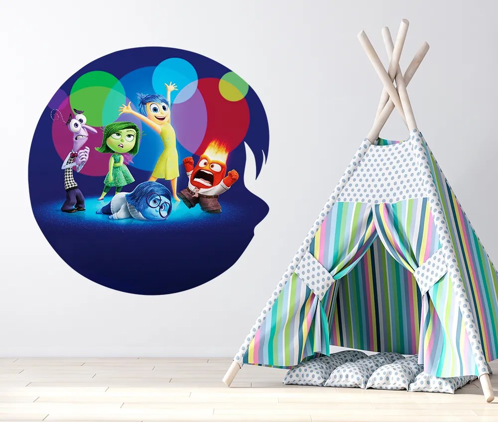 Παιδικά αυτοκόλλητα Inside Out stick1021 100cm