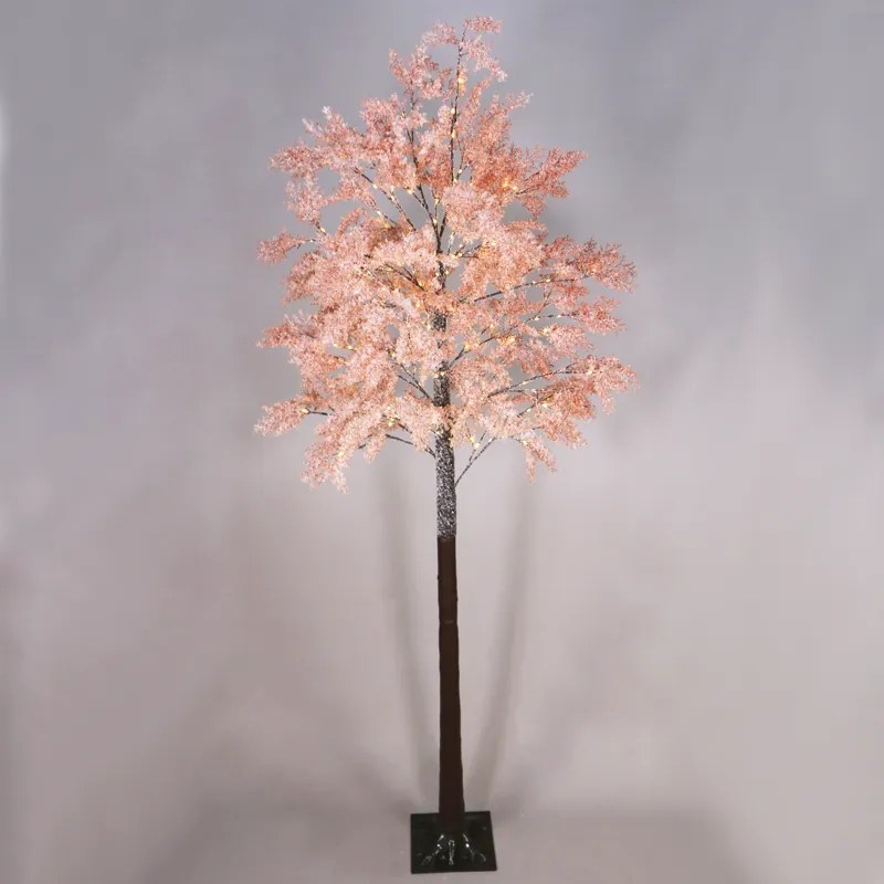 “SNOW FLOWER TREE” 160 WW LED ΛΑΜΠΑΚ. ΑΝΤΑΠΤ. (4,5V) IP44 ΥΨΟΣ 240CM ΒΑΣΗ 26x26CM 3M ΚΑΛΩΔ ΤΡΟΦ. ACA X10160145