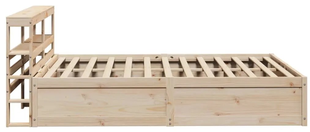 vidaXL Πλαίσιο Κρεβατιού με Κεφαλάρι 120x200 εκ. από Μασίφ Ξύλο Πεύκου