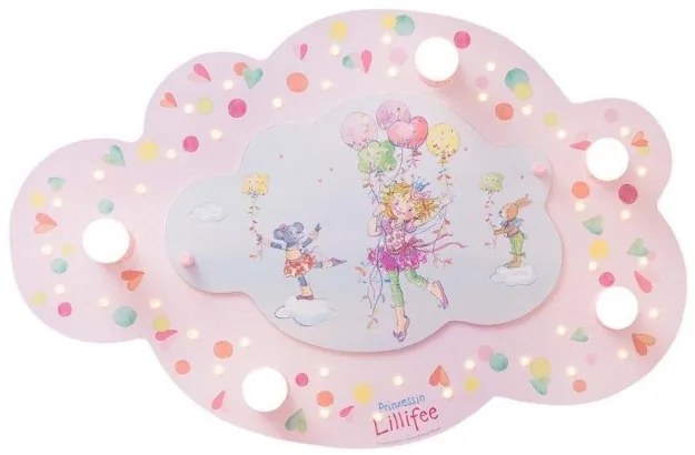 Φωτιστικό Οροφής Ροζ Πριγκίπισσα Lillifee 130995 Elobra-130995-Ροζ 130995