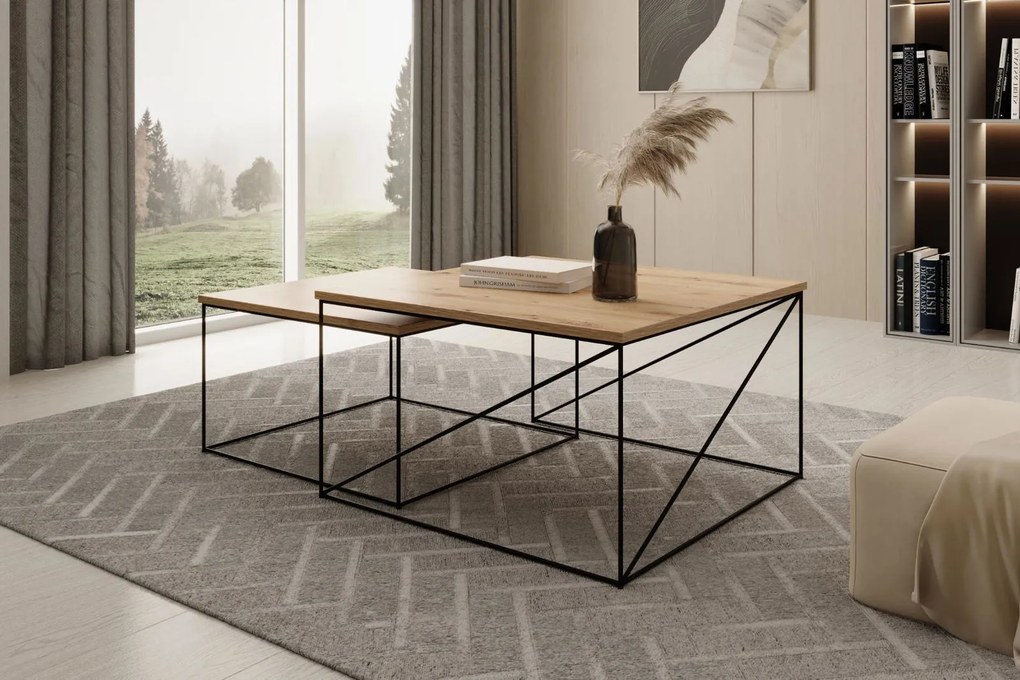 Σετ τραπεζάκια σαλονιού Cilo-Mauro - Kafe