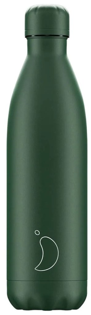 Mπουκάλι Θερμός Chilly's με χωρητικότητα 750ml και διατήρηση θερμοκρασίας 12h ζεστό / 24h κρύο - Green