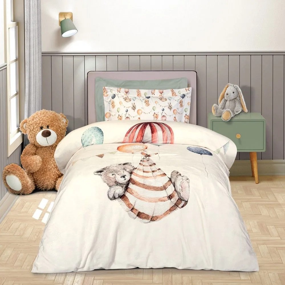 Κουβέρτα Παιδική 8850 Fleece Cream-Taupe Greenwich Polo Club Single 160x220cm Πολυέστερ