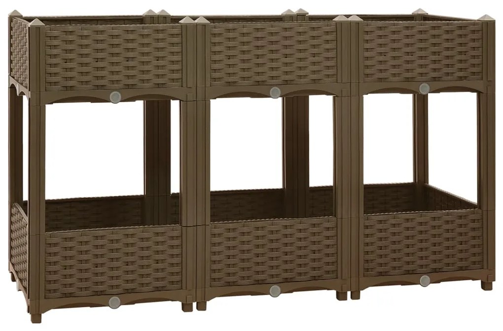 vidaXL Ζαρντινιέρα 120 x 40 x 71 εκ. από Πολυπροπυλένιο