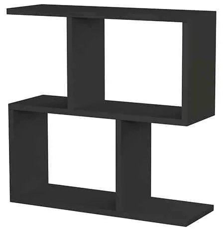 Βοηθητικό τραπέζι Homemania pakoworld χρώμα ανθρακί 60x20x60εκ