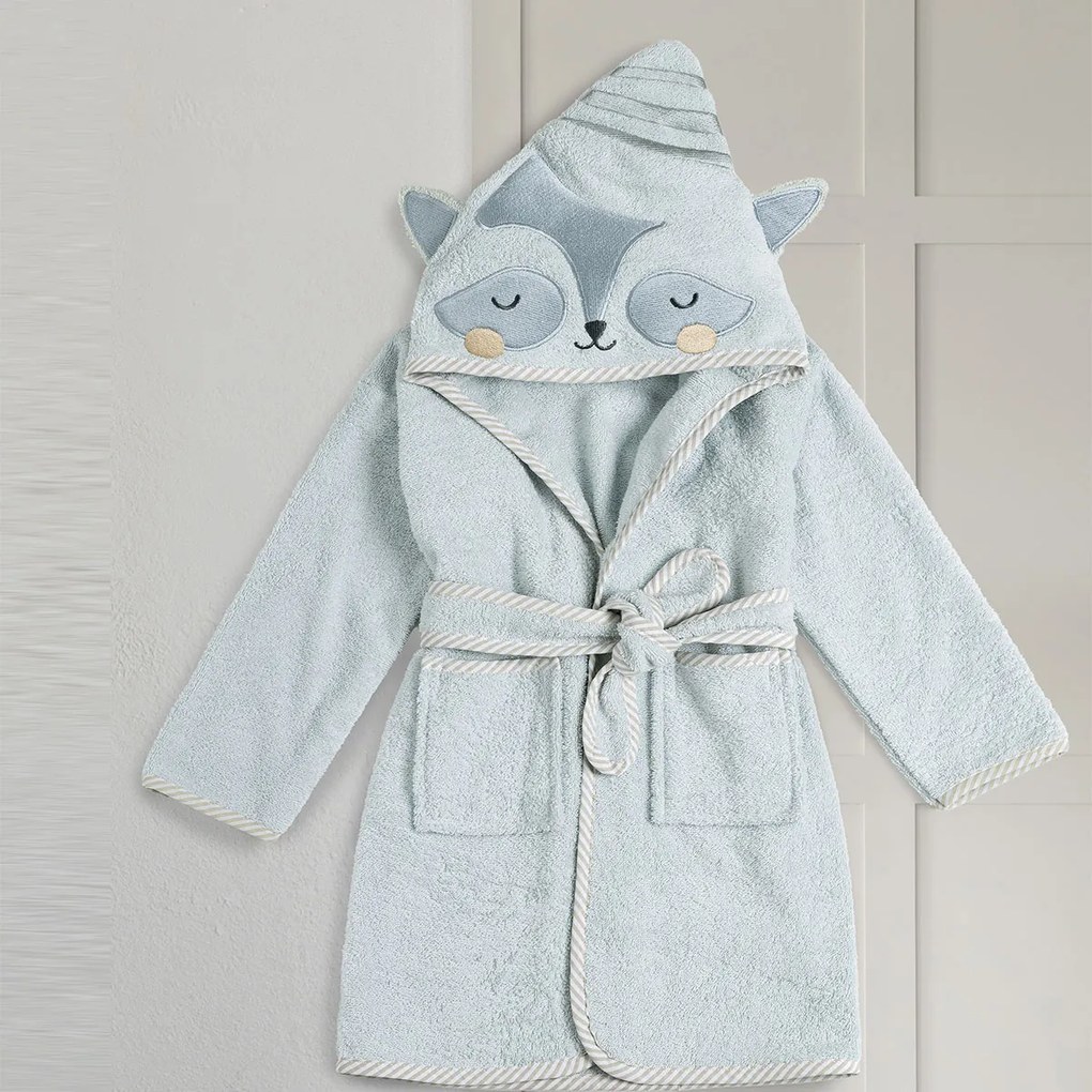 Βρεφικό Μπουρνούζι Nima Sleepy Racoon