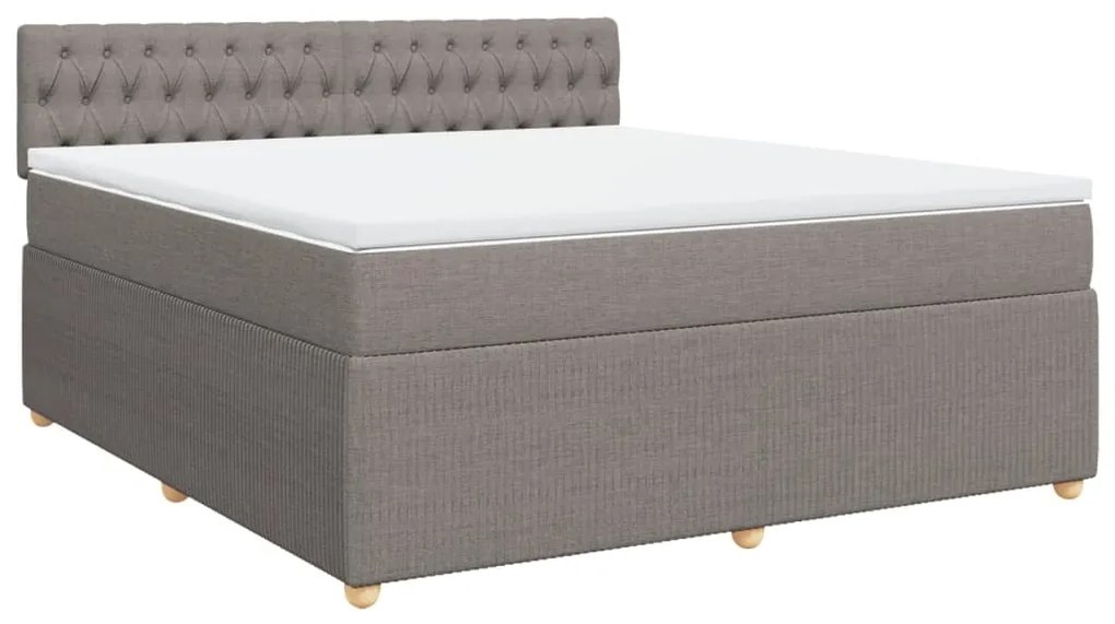 ΚΡΕΒΑΤΙ BOXSPRING ΜΕ ΣΤΡΩΜΑ TAUPE 180X200 ΕΚ. ΥΦΑΣΜΑΤΙΝΟ 3289846