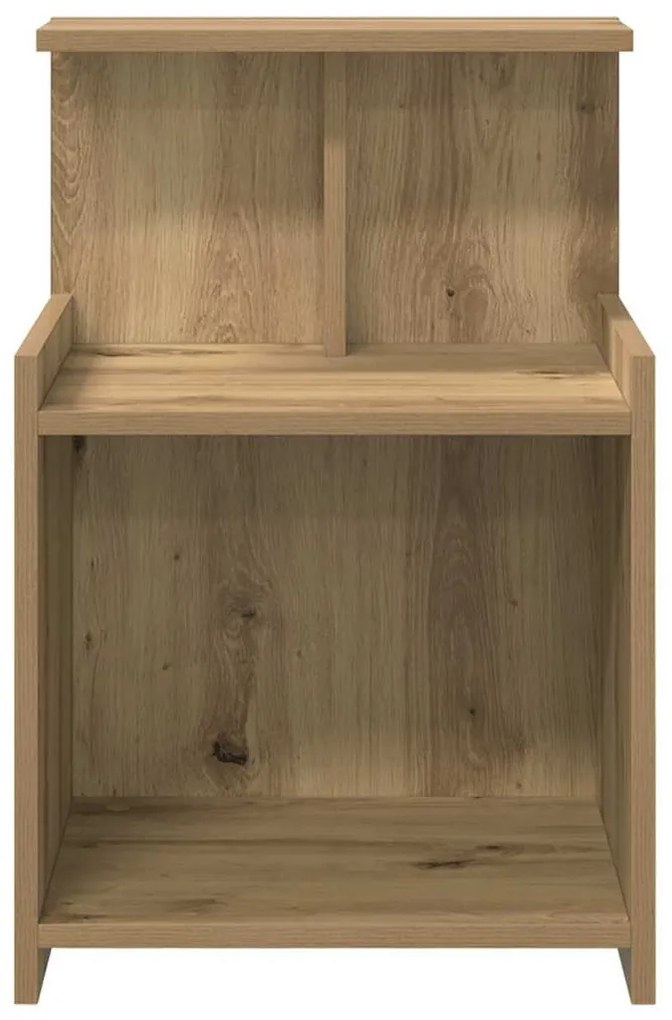 vidaXL Κομοδίνο 2 pcs artisan δρυς 40 x 35 x 60 εκ. Επεξεργασμένο ξύλο