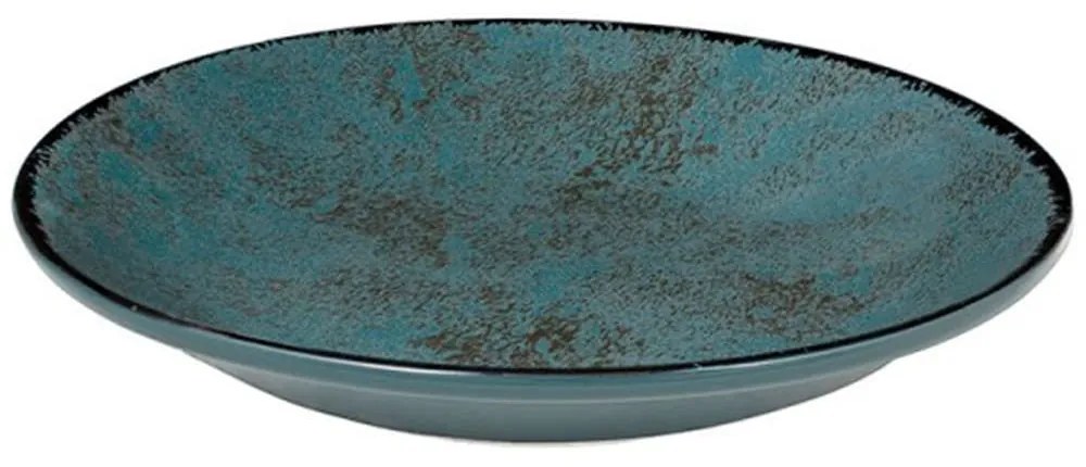 Πιάτο Βαθύ Πορσελάνινο Teal PR18274802 23cm Turquoise Oriana Ferelli® Πορσελάνη