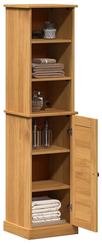 vidaXL Σετ Επίπλων Μπάνιου με ράφι VIGO 2 pcs Καφέ και Καραμέλα καφέ