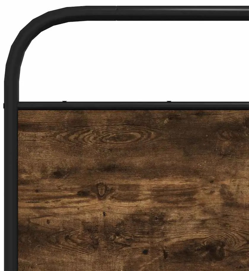 vidaXL κεφαλάρι καπνιστή βελανιδιά 120 cm από χάλυβα και μηχανικό ξύλο