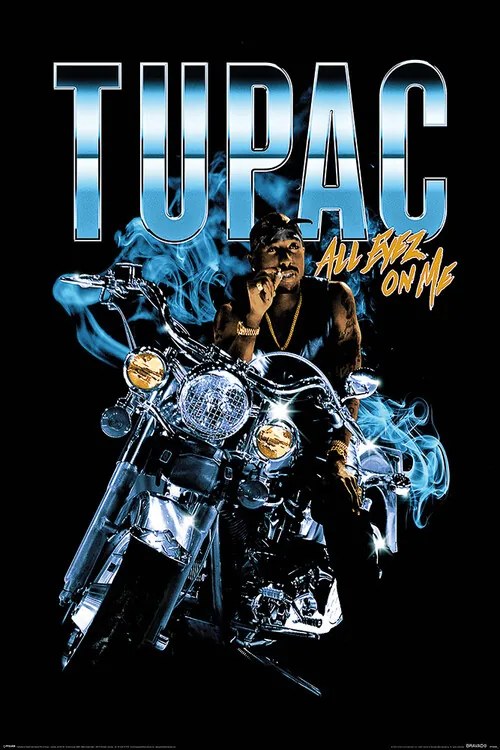 Αφίσα Tupac Shakur - All Eyez Motorcycle