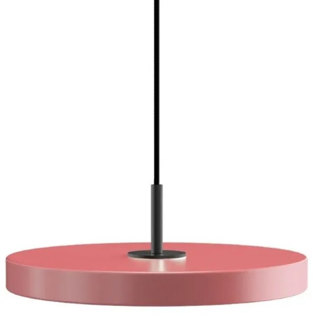 Φωτιστικό Οροφής Asteria Plus Mini Black 2296C4175 Φ31x10.5cm Led 1200lm 18W 2400-3000k Nuance Rose Umage