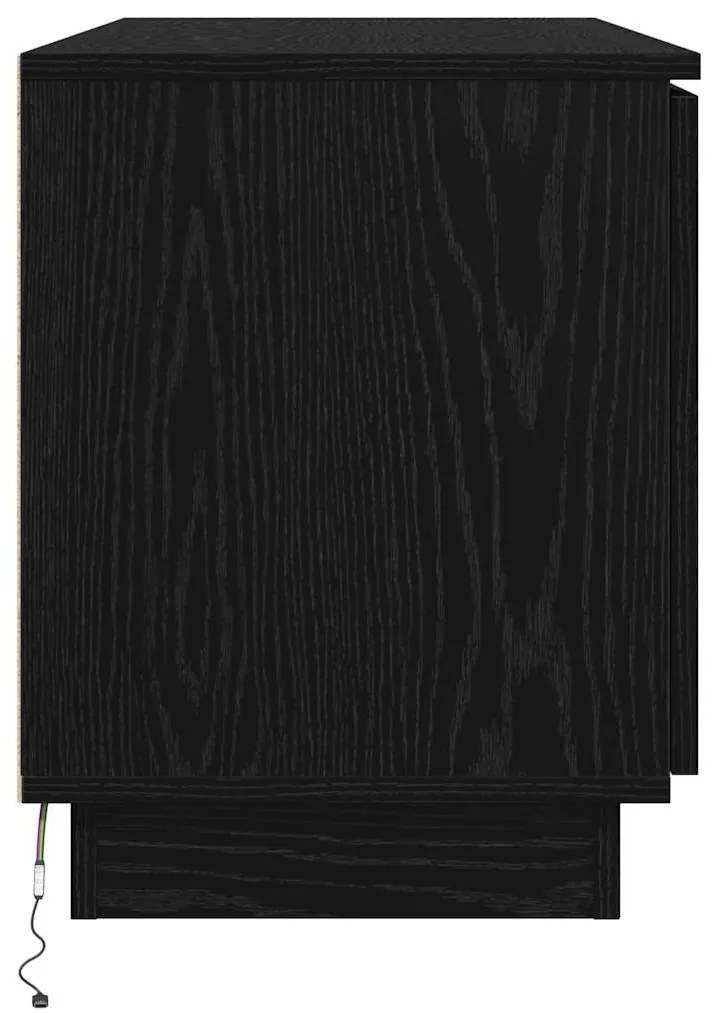 vidaXL Ντουλάπι TV Μαύρη Οξυά 100 x 38 x 49 εκ. Επεξεργασμένο ξύλο