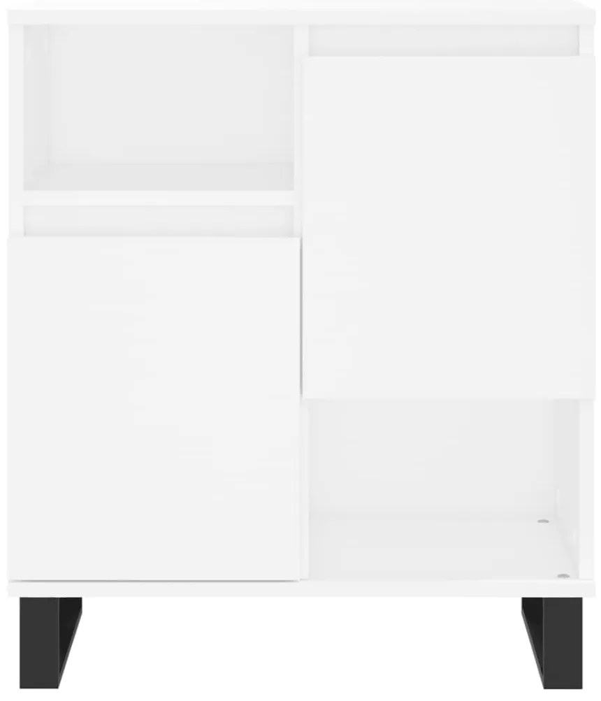 vidaXL Συρταριέρα Λευκή 60 x 35 x 70 εκ. από Επεξεργασμένο Ξύλο
