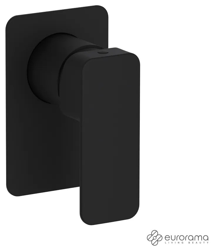 Μίκτης Εντοιχισμού 1 Εξόδου Quadra Eurorama Black Matt 144055SL-400