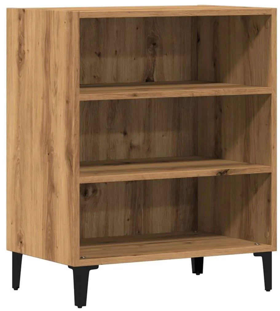 vidaXL Μπουφές Αρτισιανή Δρυς 57x35x70 εκ. από Επεξεργασμένο Ξύλο