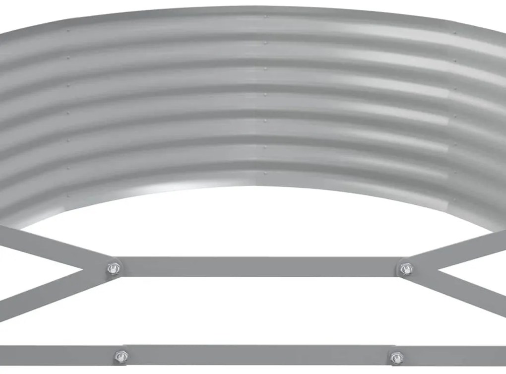 vidaXL Ζαρντινιέρα Ανθρακί 175x100x36εκ Ατσάλι με Ηλεκτρ. Βαφή Πούδρας