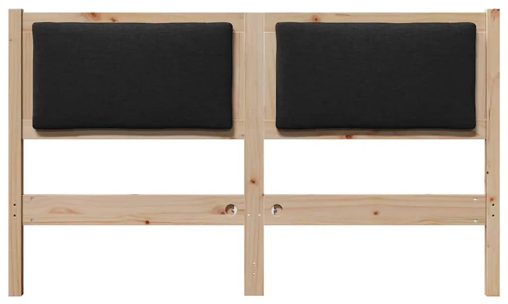 vidaXL Κεφαλάρι Άλλο Καφέ 160 cm Μασίφ ξύλο πεύκου