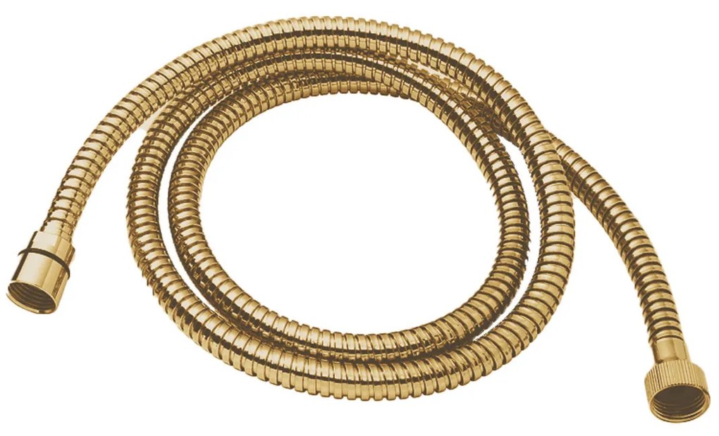 Σπιράλ Μπαταρίας Λουτρού 150cm ASI316 Inox Gold Brushed PVD La Torre Elle N37-211