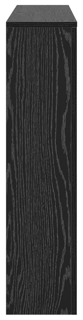 vidaXL Kάλυμμα Καλοριφέρ  Μαύρη Δρυός 149x20x82 εκ Φτιαγμένο Ξύλο
