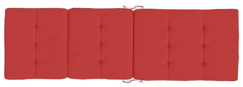 vidaXL Μαξιλάρια Ξαπλώστρας 2 τεμ. Κόκκινα από Ύφασμα Oxford