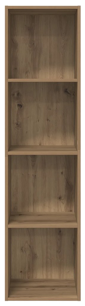 vidaXL Ντουλάπι TV artisan δρυς 37 x 37 x 142.5 εκ Επεξεργασμένο ξύλο
