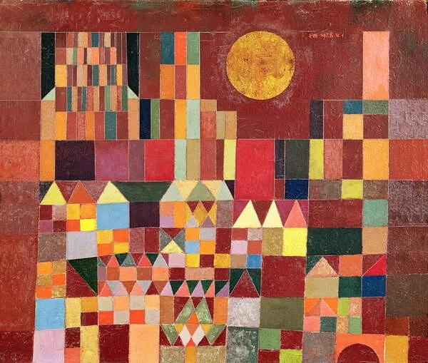 Klee, Paul - Αναπαραγωγή Castle and Sun, 1928, (40 x 35 cm)