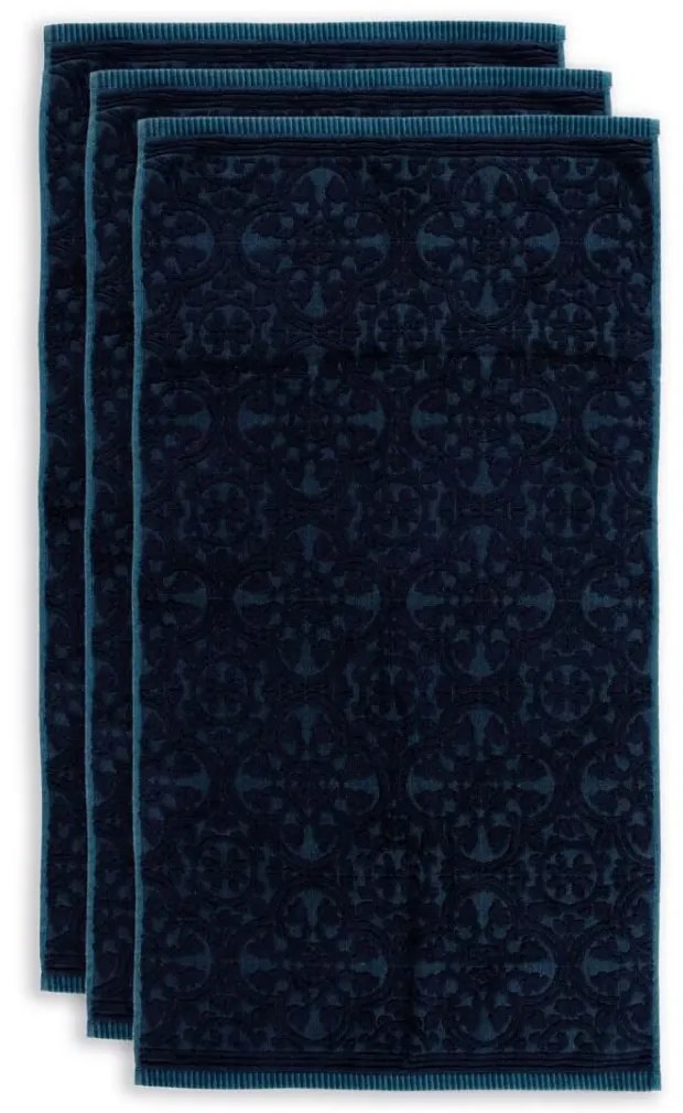 ΣΕΤ ΠΕΤΣΕΤΕΣ ΧΕΡΙΩΝ 55x110cm 3 ΤΕΜ. PIP STUDIO - TILE DE PIP DARK BLUE