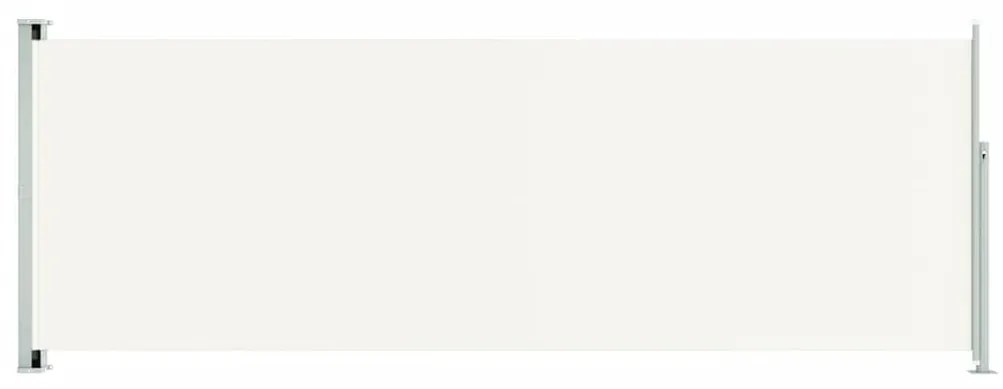 vidaXL Σκίαστρο Πλαϊνό Συρόμενο Βεράντας Κρεμ 220 x 600 εκ.