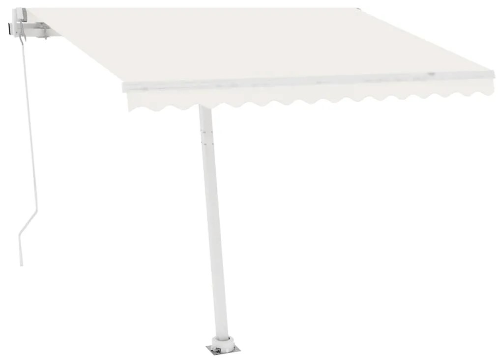 vidaXL Τέντα Αυτόματη Ανεξάρτητη Κρεμ 350 x 250 εκ.