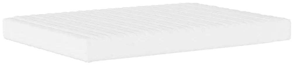 Κρεβάτι με Στρώμα Γκρι 120x200 εκ. από Συνθετικό Δέρμα - Γκρι