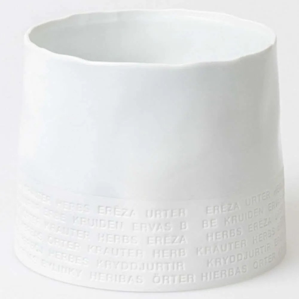 Κασπώ Text RD0017314 Φ16x13,5cm White Raeder Πορσελάνη