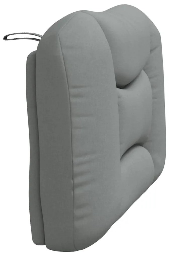 vidaXL Μαξιλάρι για Κεφαλάρι Hvar Ανοιχτό Γκρι 90 εκ. Υφασμάτινο