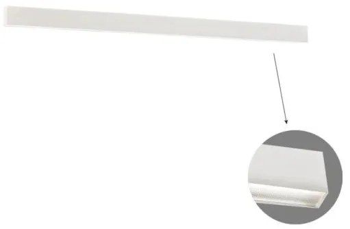 Γραμμικό Τοίχου L1420 3000K Λευκό Microprismatic Ciba 3916-02142-3-W-M-N Viokef 3916-02142-3-W-M-N Λευκό