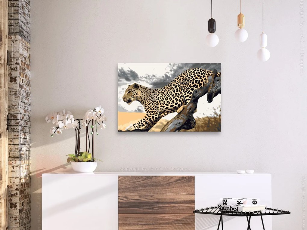Πίνακας για να τον ζωγραφίζεις - Cheetah  60x40