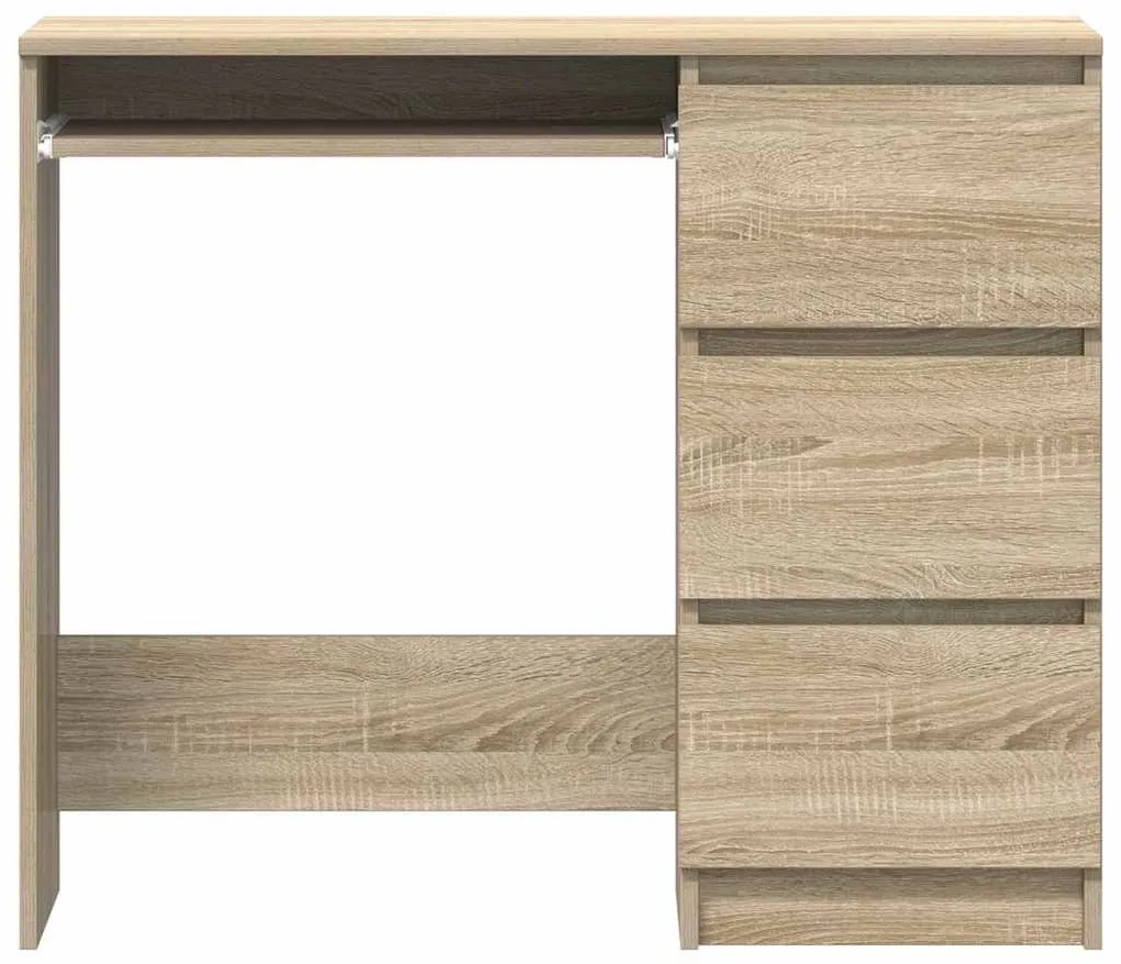 vidaXL Γραφείο Χρώμα Sonoma Δρυς 90 x 45 x 76 εκ. από Επεξ. Ξύλο
