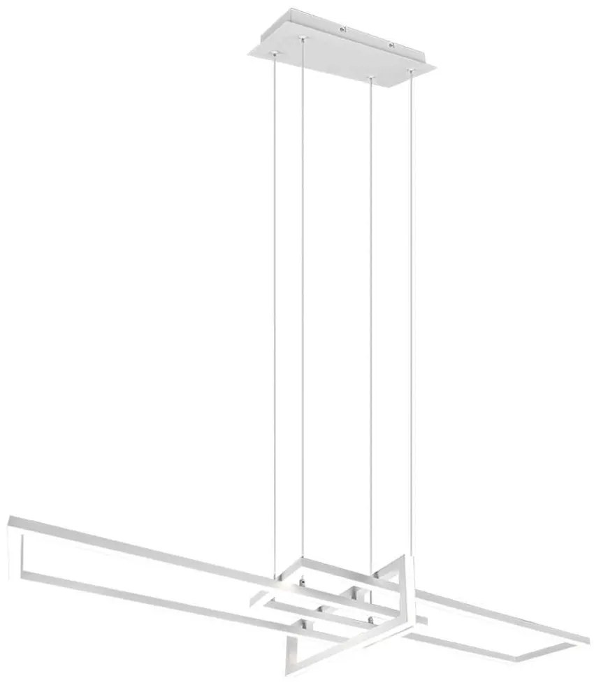 Φωτιστικό Οροφής Salinas 320310331 34W Led 110x40x150cm White Mat Trio Lighting Metal