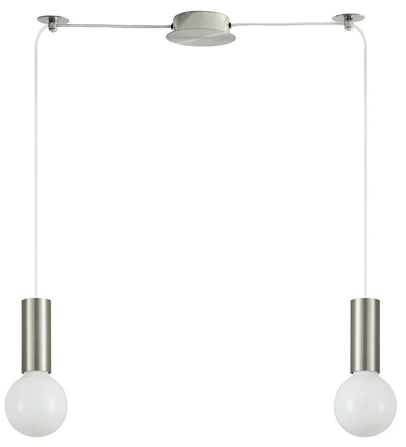 SE21-NM-4-NM2 ADEPT TUBE Nickel Matt Pendant+