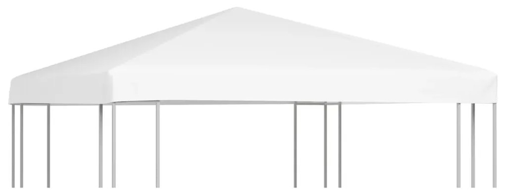 vidaXL Κάλυμμα για Κιόσκι Λευκό 3 x 3 μ. 270 γρ./μ²