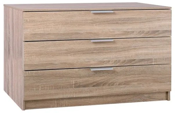 Συρταριέρα DRAWER 3 Συρτάρια Sonoma Μελαμίνη 80x40x64cm