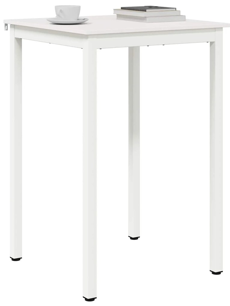 vidaXL Τραπέζι μπαρ Λευκό 110 x 55 x 105 εκ. Στερεά ξυλεία πεύκου