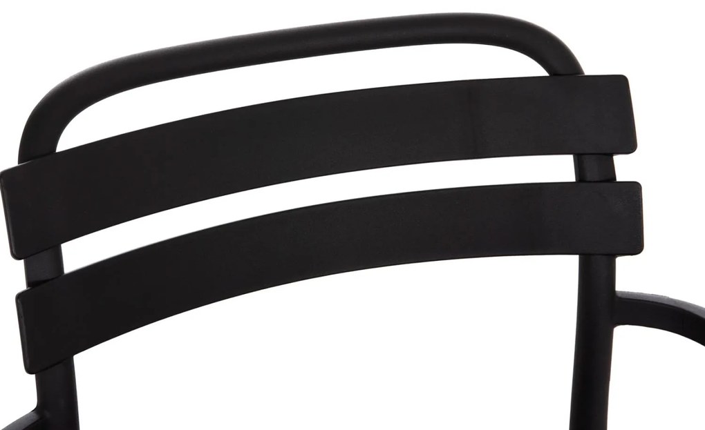 Καρέκλα - Πολυθρόνα KORVER C6333.02 Πολυπροπυλένιο Μαύρο 63,5x65x76Υ εκ. 63.5x65x76 εκ.