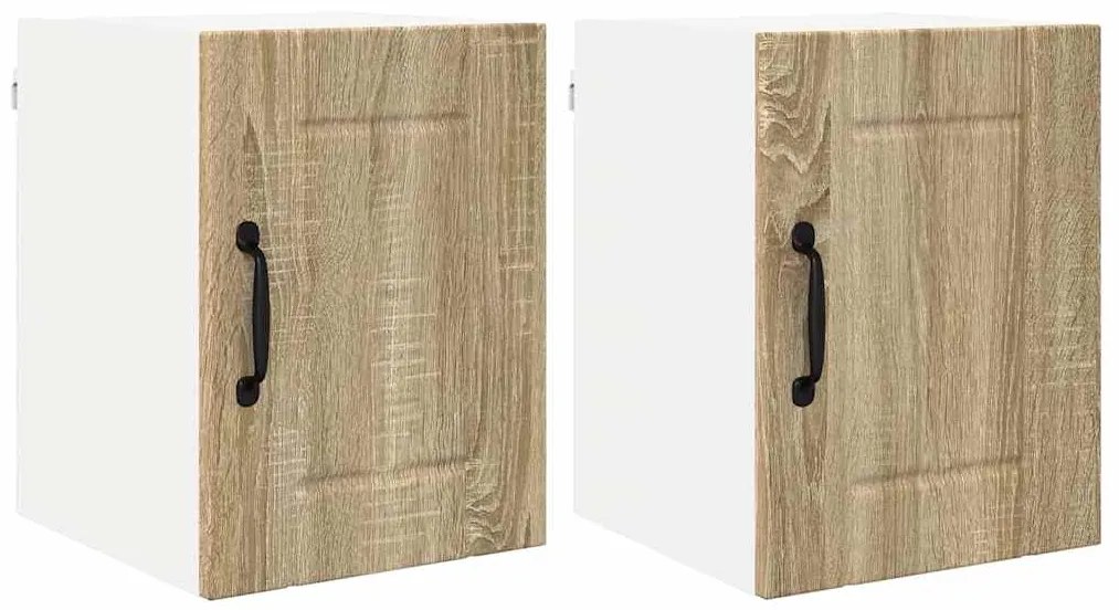 vidaXL Ντουλάπα Κουζίνας 2 pcs Δρύς Sonoma 30 x 31 x 40 εκ.