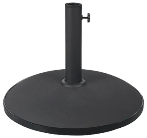 Βάση ομπρέλας Elfie τσιμέντο μαύρο 25kg Φ50εκ 50x50x37 εκ.