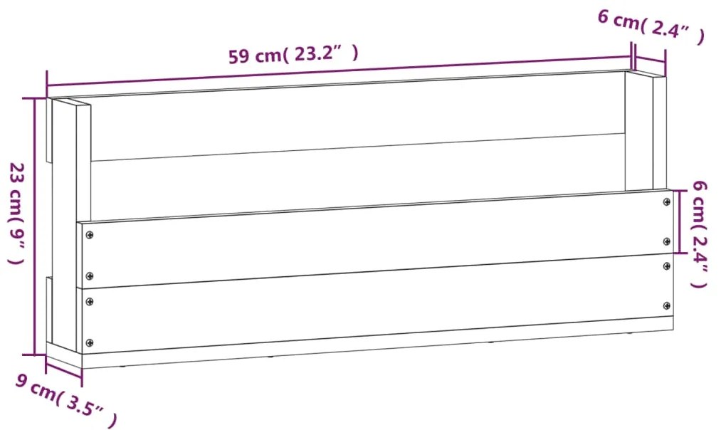 ΠΑΠΟΥΤΣΟΘΗΚΕΣ ΕΠΙΤΟΙΧΙΕΣ 2 ΤΕΜ. 59X9X23 ΕΚ. ΜΑΣΙΦ ΞΥΛΟ ΠΕΥΚΟΥ 833273