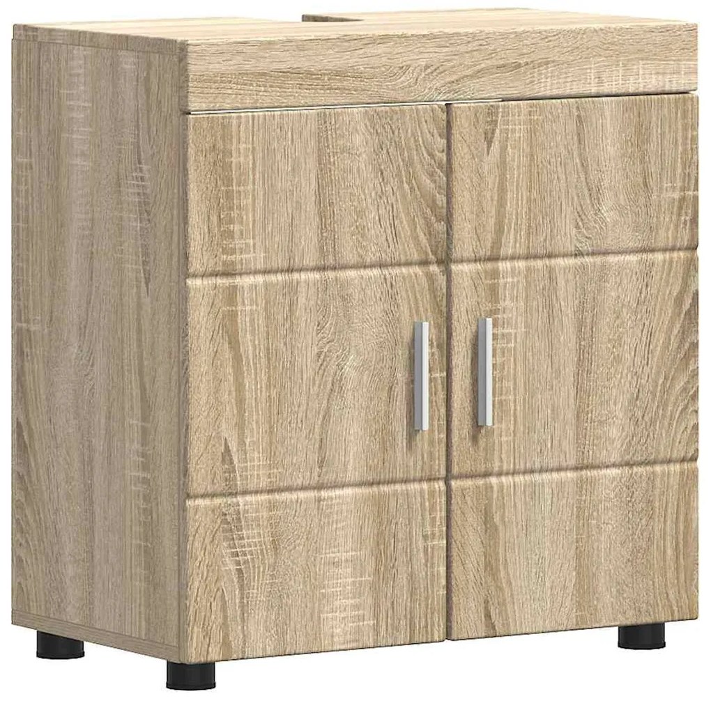 vidaXL Ντουλάπα νιπτήρα μπάνιου TULUM Sonoma Δρυς 60 x 34 x 63 εκ